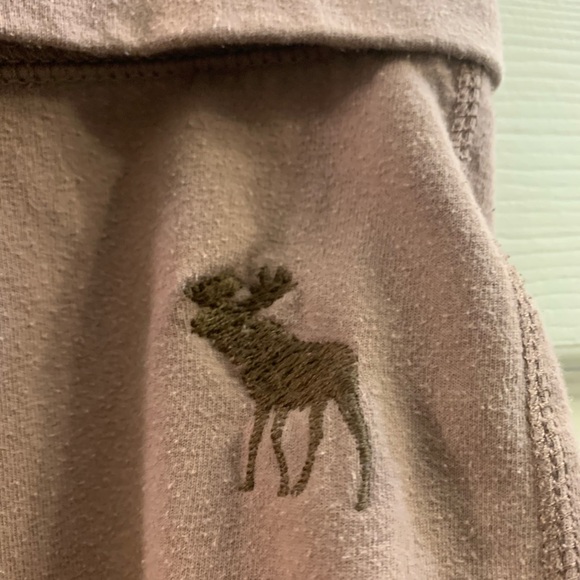 Abercrombie and fitch brown yoga Capri pants size small guc # - Picture 3 of 4